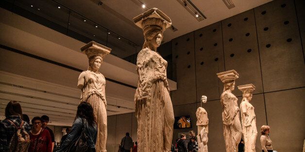 The Caryatids in Athens, Greece, on March 25, 2017. (Photo by Wassilios Aswestopoulos/NurPhoto via Getty Images)