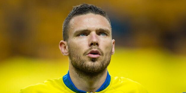 SOLNA, SWEDEN - MARCH 25: Marcus Berg of Sweden during the FIFA 2018 World Cup Qualifier between Sweden and Belarus at Friends arena on March 25, 2017 in Solna, Sweden. (Photo by MICHAEL CAMPANELLA/Getty Images)