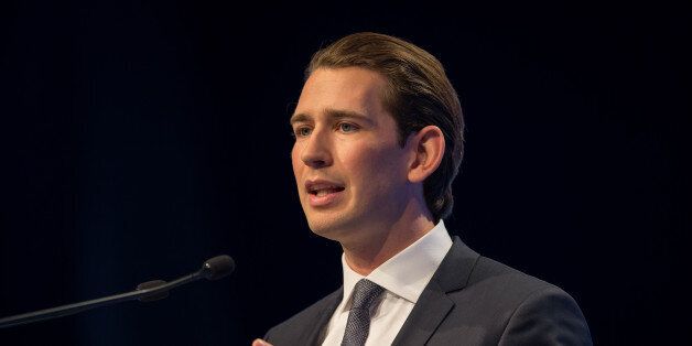 MUNICH, GERMANY - NOVEMBER 04: Sebastian Kurz, Austrian Federal Minister during at the annual CSU party congress on November 04, 2016 in Munich, Germany. (Photo by TF-Images/Getty Images)
