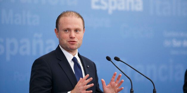 MADRID, SPAIN - APRIL 10: Prime Minister of Malta Joseph Muscat speaks during a joint statement at the end of the Southern European Union Countries Summit at the Pardo Palace on April 10, 2017 in El Pardo, near Madrid, Spain. Spanish Prime Minister Mariano Rajoy and the leaders of France, Italy, Portugal, Greece, Cyprus and Malta gather in Madrid to prepare their stance on the upcoming Brexit negotiations. (Photo by Pablo Blazquez Dominguez/Getty Images)