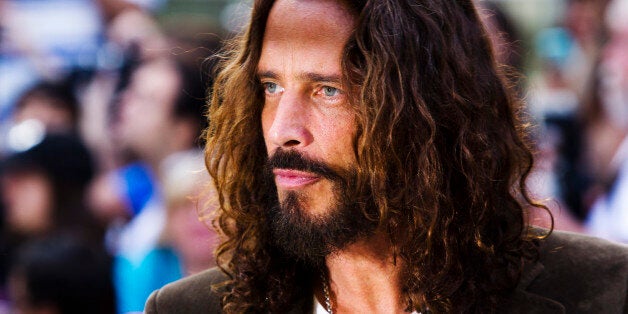 Musician Chris Cornell of the band Soundgarden arrives on the red carpet for the film