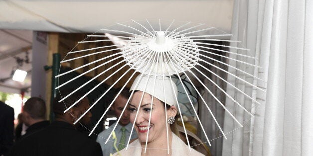 LOUISVILLE, KY - MAY 06: Atmosphere during the 143rd Kentucky Derby at Churchill Downs on May 6, 2017 in Louisville, Kentucky. (Photo by Stephen J. Cohen/Getty Images)