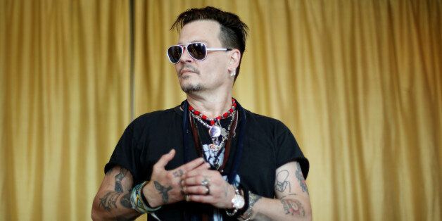 Johnny Depp of the band Hollywood Vampires attends a charitable event with Starkey Hearing Foundation in Lisbon, Portugal May 27, 2016. REUTERS/Rafael Marchante