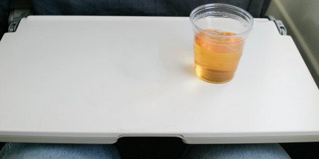 This is what you get now for a plane ticket. A drink and nothing else.