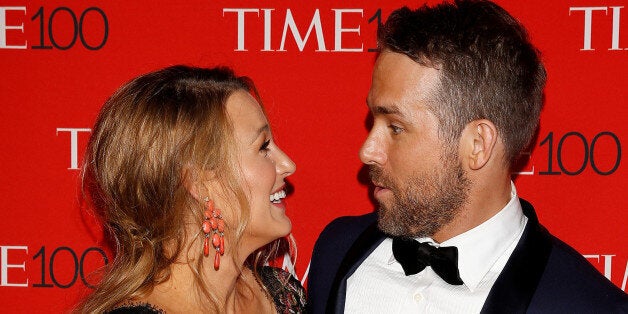 Actor Ryan Reynolds and wife Blake Lively arrives for the Time 100 Gala in the Manhattan borough of New York, New York, U.S. April 25, 2017. REUTERS/Carlo Allegri