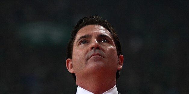ATHENS, GREECE - APRIL 20: Xavi Pascual, Head Coach of Panathinaikos Superfoods Athens react during the 2016/2017 Turkish Airlines EuroLeague Playoffs leg 2 game between Panathinaikos Superffods Athens v Fenerbahce Istanbul at Olympic Sports Center Athens on April 20, 2017 inAthens, Greece. (Photo by Panagiotis Moschandreou/EB via Getty Images)