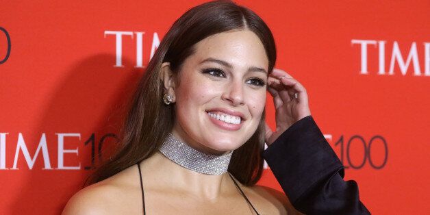 Model Ashley Graham arrives for the Time 100 Gala in the Manhattan borough of New York, New York, U.S. April 25, 2017. REUTERS/Carlo Allegri