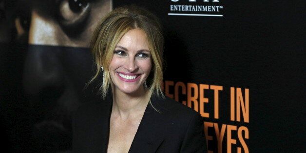 Cast member Julia Roberts poses at the premiere of