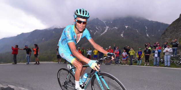 Cycling: 99th Tour of Italy 2016 / Stage 19 Michele SCARPONI (ITA)/ Colle Dell'Agnello 2744m / Pinerolo - Risoul 1862m (162km)/ Giro / (Photo by Tim de Waele/Corbis via Getty Images)