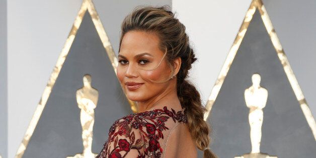 Model Chrissy Teigen arrives at the 88th Academy Awards in Hollywood, California February 28, 2016. REUTERS/Lucy Nicholson