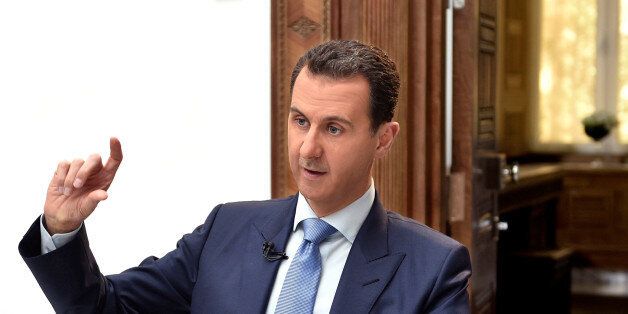 Syria's President Bashar al-Assad speaks during an interview with Croatian newspaper Vecernji List in Damascus, Syria, in this handout picture provided by SANA on April 6, 2017. SANA/Handout via REUTERS ATTENTION EDITORS - THIS IMAGE WAS PROVIDED BY A THIRD PARTY. EDITORIAL USE ONLY. REUTERS IS UNABLE TO INDEPENDENTLY VERIFY THIS IMAGE. TPX IMAGES OF THE DAY