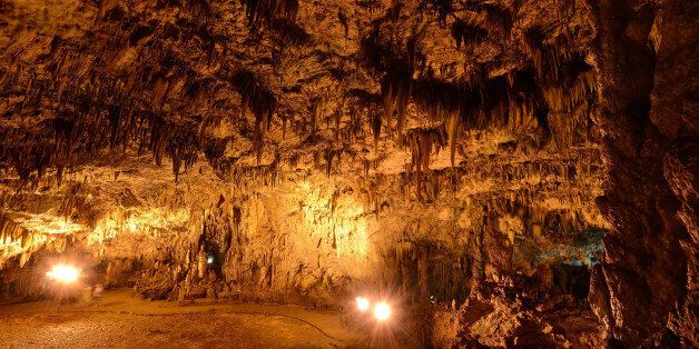 Drogarati cave on Kefalonia island in greece