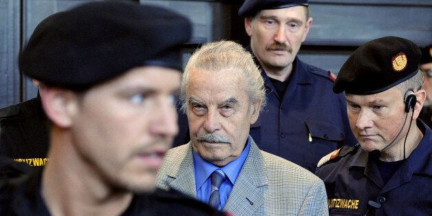 RESTRICTED TO EDITORIAL USEDefendant Josef Fritzl is pictured prior the proclamation of his sentence during the fourth day of his trial for incest on March 19, 2009, at the provincial courthouse in St. Poelten. Fritzl was sentenced to life imprisonment and will be placed in a mental institution, the Austrian court hearing his incest and murder trial ruled today. AFP PHOTO/ POOL/ HELMUT FOHRINGERThese photographs are being licensed free of charge for editorial use by media representatives covering the ongoing criminal trial. All other uses, including resale of the photographs, are strictly prohibited. The user takes sole responsibility for protecting the image and identity rights of those pictured, by pixellation or other means (Photo credit should read Helmut Fohringer/AFP/Getty Images)