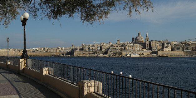 SLIEMA, MALTA - MARCH 29: The Tigne Seafront promenade stands opposite the bay from Valletta, whose skyline includes the dome of the Basilica of Our Lady of Mount Carmel, on March 29, 2017 in Sliema, Malta. Valletta, a fortfied town that dates back to the 16th century, is the capital of Malta and a UNESCO World Heritage Site. In the last 2,000 years Malta has been under Roman, Muslim, Norman, Knights of Malta, French and British rule before it became independent in 1964. Today Malta remains a crossroads of cultures and is a popular tourist destination. (Photo by Sean Gallup/Getty Images)
