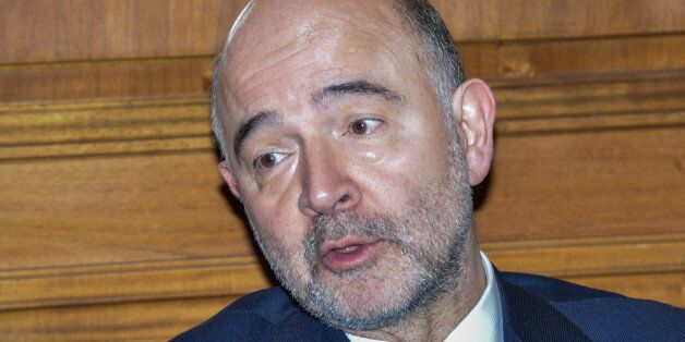EU Economic and Financial Affairs Commissioner Pierre Moscovici, in Athens, Greece, on February 1,5 2017. (Photo by Wassilios Aswestopoulos/NurPhoto via Getty Images)