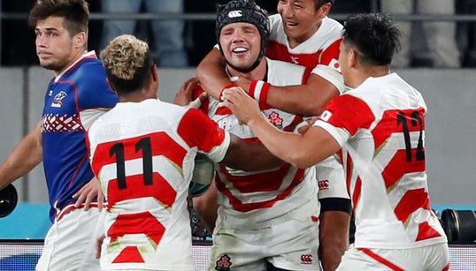 Le Japon domine la Russie en ouverture de sa coupe du monde de