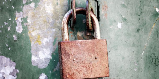 Old padlock.