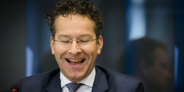Dutch Finance Minister and President of Eurogroup, Jeroen Dijsselbloem, reacts during a meeting on the Eurogroup at the Senate in The Hague on March 30, 2017. / AFP PHOTO / ANP / Bart MAAT / Netherlands OUT (Photo credit should read BART MAAT/AFP/Getty Images)