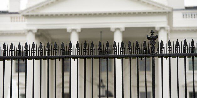 A security fence is seen around the perimeter of the White House in Washington, DC, March 18, 2017.A man who scaled a White House fence earlier this month traipsed the grounds of the executive residence for more than 16 minutes prior to his arrest, the US Secret Service said. / AFP PHOTO / SAUL LOEB (Photo credit should read SAUL LOEB/AFP/Getty Images)