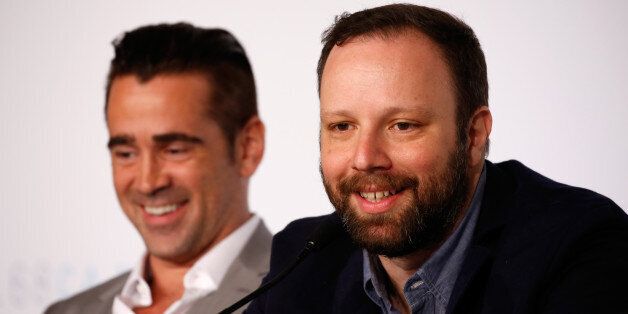 CANNES, FRANCE - MAY 15: Actor Colin Farrell (L) and director Yorgos Lanthimos attend the 'The Lobster' press Conference during the 68th annual Cannes Film Festival on May 15, 2015 in Cannes, France. (Photo by Tristan Fewings/Getty Images)