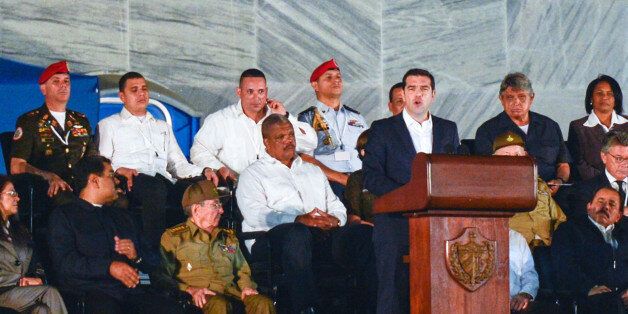 Raul Castro, Cuba's current leader, members of the Cuban Government, many head-of-states and officials from all around the world, and hundreds of thousands Cubans, pay tribute to Fidel Castro, the former Prime Minister and President of Cuba, who die on the late night of November 25, 2016, at age of 90. On Tuesday, 29 November 2016, in the Revolution Square, Havana, Cuba. (Photo by Artur Widak/NurPhoto via Getty Images)