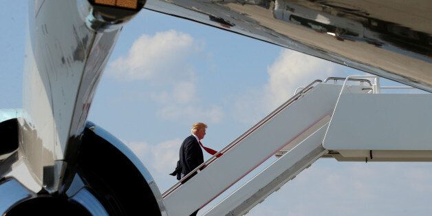 U.S. President Donald Trump departs West Palm Beach, Florida, U.S., to return to Washington March 19, 2017. REUTERS/Kevin Lamarque