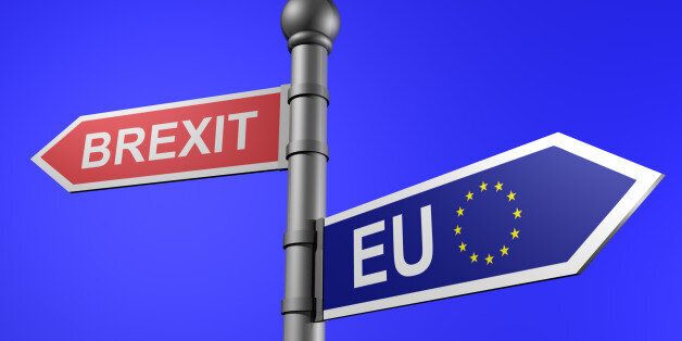 Brexit Direction Sign