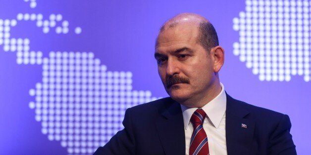 ANKARA, TURKEY - JANUARY 11: Turkish Interior Minister Suleyman Soylu attends the 9th Ambassadors Conference at JW Marriott Hotel in Ankara, Turkey on January 11, 2017. (Photo by Ercin Top/Anadolu Agency/Getty Images)