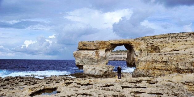 (GERMANY OUT) MLI Malta, Island of Gozo Mgarr with Azure Window (Photo by Klaus Rose/ullstein bild via Getty Images)