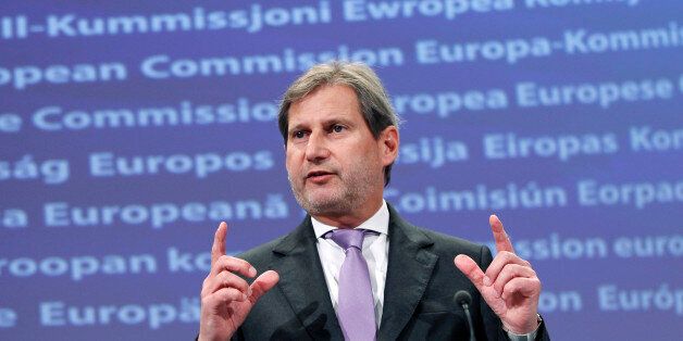European Commissioner for Regional Policy Johannes Hahn REUTERS/Francois Lenoir (BELGIUM - Tags: POLITICS BUSINESS HEADSHOT)