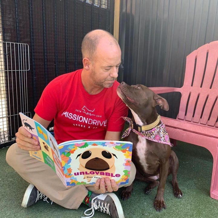 Scott Poore, a Kansas City animal advocate, has moved into his local animal shelter to help find a dog named Queen a forever home.