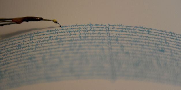View of a seismograph at the National Seismological Service in the campus of the National Autonomous University of Mexico, in Mexico City on September 14, 2016. / AFP / PEDRO PARDO (Photo credit should read PEDRO PARDO/AFP/Getty Images)
