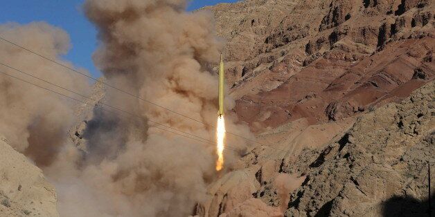 A ballistic missile is launched and tested in an undisclosed location, Iran, March 9, 2016. REUTERS/Mahmood Hosseini/TIMA ATTENTION EDITORS - THIS IMAGE WAS PROVIDED BY A THIRD PARTY. REUTERS IS UNABLE TO INDEPENDENTLY VERIFY THE AUTHENTICITY, CONTENT, LOCATION OR DATE OF THIS IMAGE. IT IS DISTRIBUTED EXACTLY AS RECEIVED BY REUTERS, AS A SERVICE TO CLIENTS. FOR EDITORIAL USE ONLY. NOT FOR SALE FOR MARKETING OR ADVERTISING CAMPAIGNS. NO THIRD PARTY SALES. NOT FOR USE BY REUTERS THIRD PARTY DISTRIBUTORS.