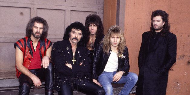 Black Sabbath, 1985: Geoff Nicholls, Tony Iommi, Dave Spitz, Eric Singer, Glenn Hughes (Photo by Chris Walter/WireImage)