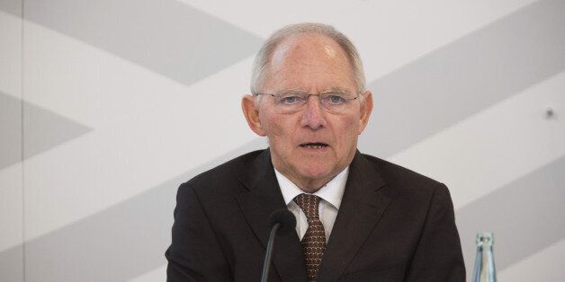 Wolfgang Schaeuble, Germany's finance minister, speaks during the G20 Digitising Finance conference in Wiesbaden, Germany, on Wednesday, Jan. 25, 2017. Bundesbank President Jens Weidmann said that 'digital finance opens up a host of opportunities, but we should not neglect the risks it entails.' Photographer: Alex Kraus/Bloomberg via Getty Images
