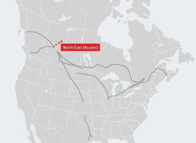 Prolongement du North East — Access Pipeline