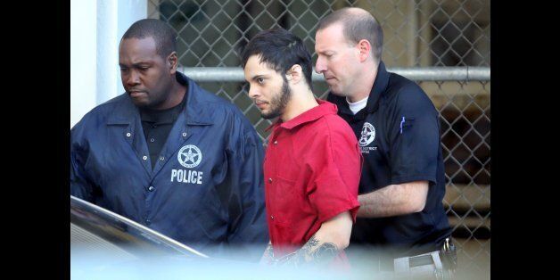 Esteban Santiago is taken from the Broward County main jail as he is transported to the federal courthouse in Fort Lauderdale on Tuesday, Jan. 17, 2017. Santiago is accused of killing five people and wounding six others in the Fort Lauderdale airport shooting and faces federal charges involving murder, firearms and airport violence. (Amy Beth Bennett/South Florida Sun Sentinel/TNS via Getty Images)