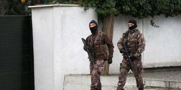 Police special forces patrol outisde the Reina nightclub which was attacked by a gunman, in Istanbul, Turkey, January 3, 2017. REUTERS/Osman Orsal