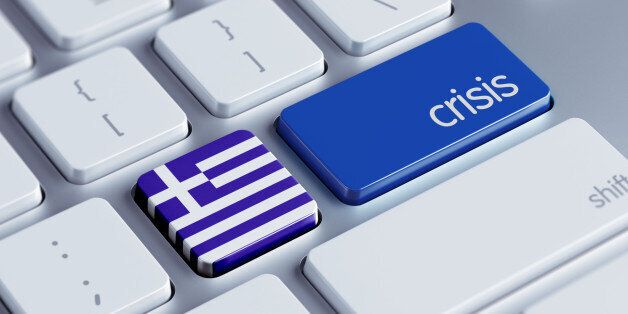 Greece High Resolution Crisis Concept