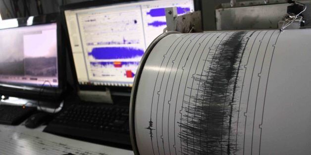 KARO, INDONESIA - MAY 23: Seismograph showed higher activity of volcano Sinabung on May 23, 2016 in Karo, Indonesia. Mount Sinabung blew ash and smoke as far as 3200 meters into the air, which killed seven people and two life-threatening burns with fear of the hot ashes, on May 21st. disaster agency official said. Indonesian rescuers search for victims in the scorched villages and farmland were destroyed after the volcano erupted in burning ash and gas clouds.PHOTOGRAPH BY Albert Damanik / Barcroft ImagesLondon-T:+44 207 033 1031 E:hello@barcroftmedia.com -New York-T:+1 212 796 2458 E:hello@barcroftusa.com -New Delhi-T:+91 11 4053 2429 E:hello@barcroftindia.com www.barcroftimages.com (Photo credit should read Albert Damanik / Barcroft Images / Barcroft Media via Getty Images)