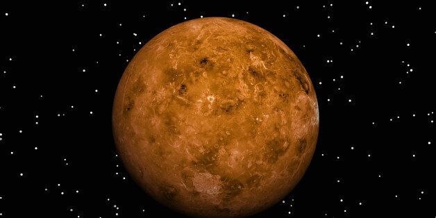 Digital Illustration of Planet Venus