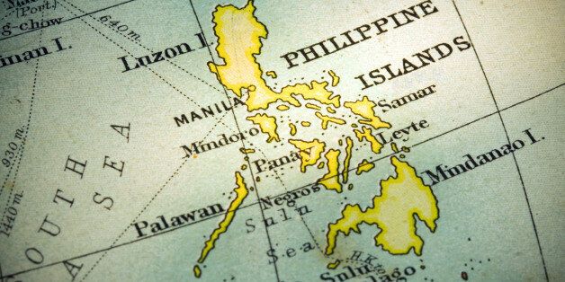 map showing the Philippines