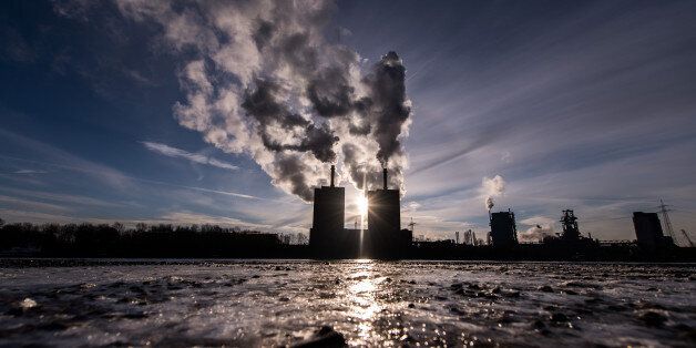 DUISBURG, GERMANY - JANUARY 06: Steam and exhaust rise from the steel power station HKM Huettenwerke Krupp Mannesmann GmbH on a cold winter day on January 6, 2017 in Duisburg, Germany. According to a report released by the European Copernicus Climate Change Service, 2016 is likely to have been the hottest year since global temperatures were recorded in the 19th century. According to the report the average global surface temperature was 14.8 degrees Celsius, which is 1.3 degrees higher than estimates for before the Industrial Revolution. Greenhouse gases are among the chief causes of global warming and climates change. (Photo by Lukas Schulze/Getty Images)