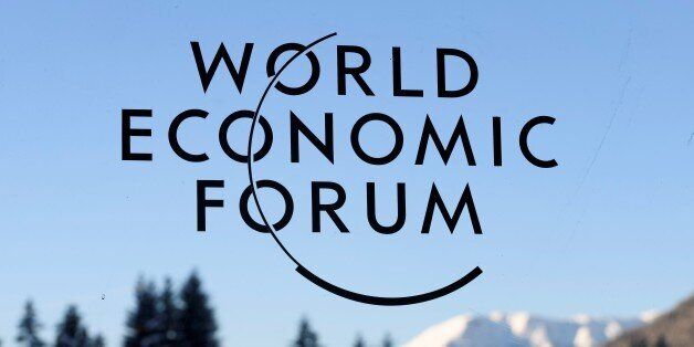 A sign and logo of the World Economic Forum is seen on the third day of the Forum's annual meeting, on January 19, 2017 in Davos.British Prime Minister Theresa May addresses the World Economic Forum in Davos just two days after unveiling her blueprint for the country's departure from the European Union / AFP / FABRICE COFFRINI (Photo credit should read FABRICE COFFRINI/AFP/Getty Images)