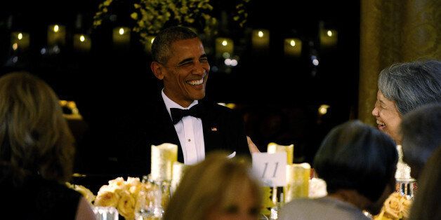 U.S. President Barack Obama and first lady Michelle Obama host a state dinner for Singapore Prime Minister Lee Hsien Loong and his wife Mrs. Lee Hsien Loong to the White House in Washington U.S., August 2, 2016. REUTERS/Mary F. Calvert