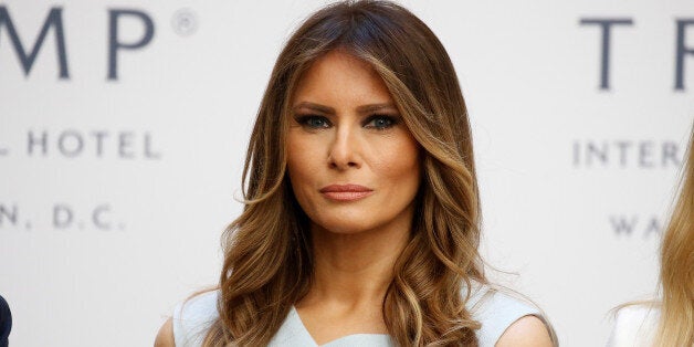 Republican presidential nominee Donald Trump's wife Melania Trump attends a campaign event in Washington, DC, U.S., October 26 2016. REUTERS/Carlo Allegri