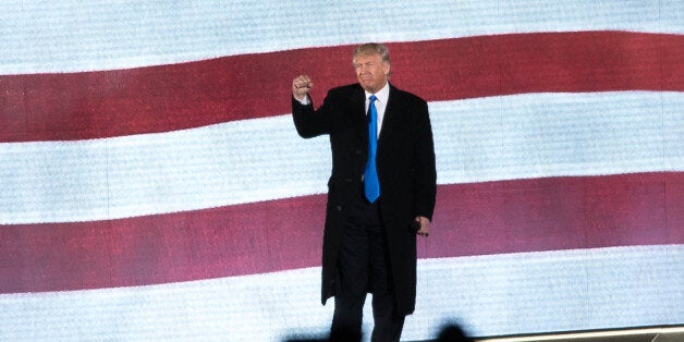 WASHINGTON, DC - JANUARY 19: President-elect of the United States of America Donald J. Trump speaks during the Inaugural 2017 Make America Great Again Welcome Celebration on January 19, 2017 in Washington, DC. (Photo by Noam Galai/WireImage)