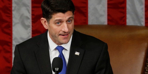 U.S. House Speaker Paul Ryan (R-WI) delivers remarks upon being re-elected speaker in the House chamber on the first day of the new session of Congress at the U.S. Capitol in Washington, U.S. January 3, 2017. REUTERS/Jonathan Ernst