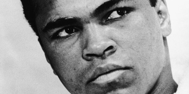 World heavyweight boxing champion Muhammad Ali (born 1942) in 1967. Photographed by Ira Rosenberg.