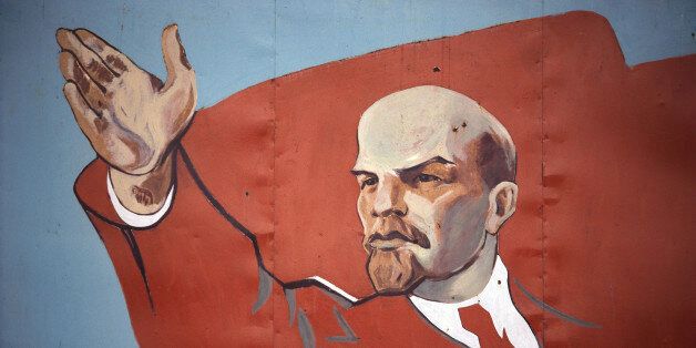 Mural of Vladimir Lenin (Photo by Â© Shepard Sherbell/CORBIS SABA/Corbis via Getty Images)